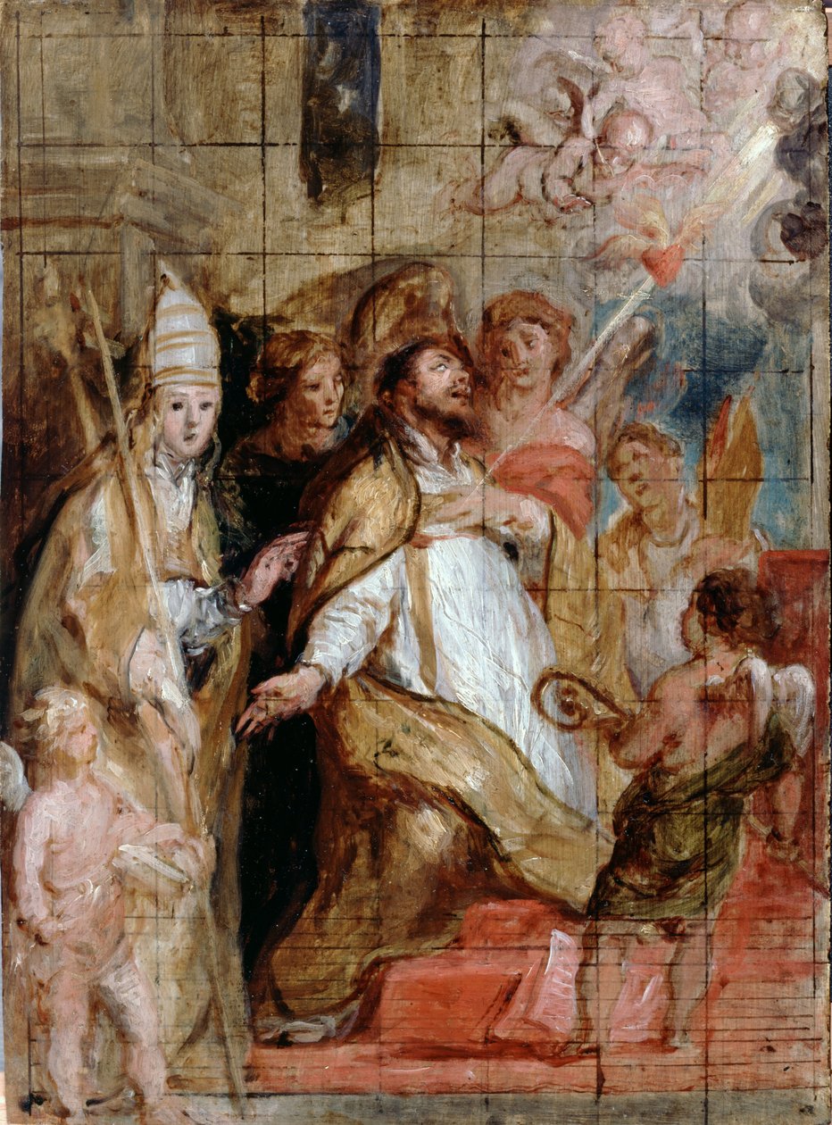 Santo Agostinho em êxtase de Gaspar De Crayer