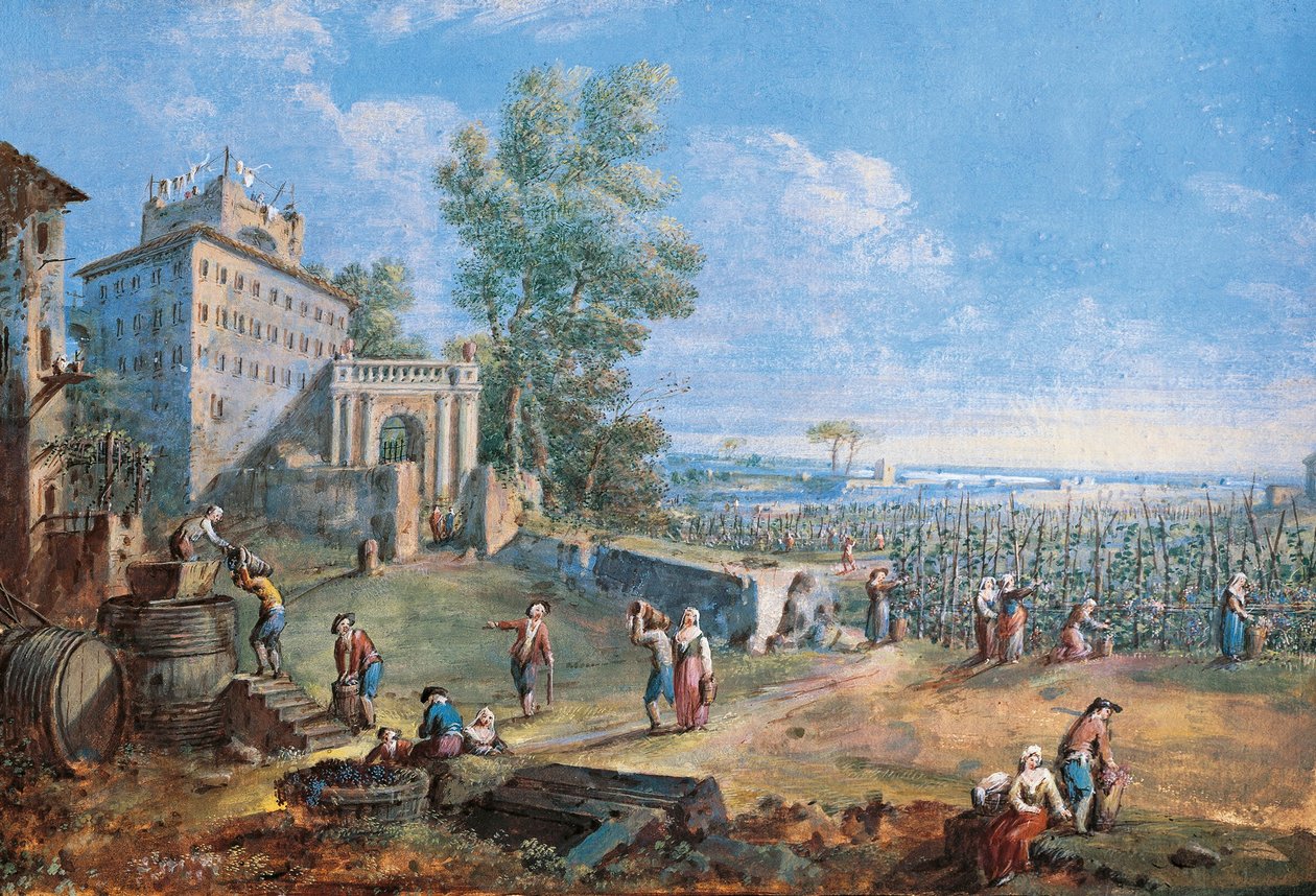 Itália, prato, A Colheita de Gaspar van Wittel