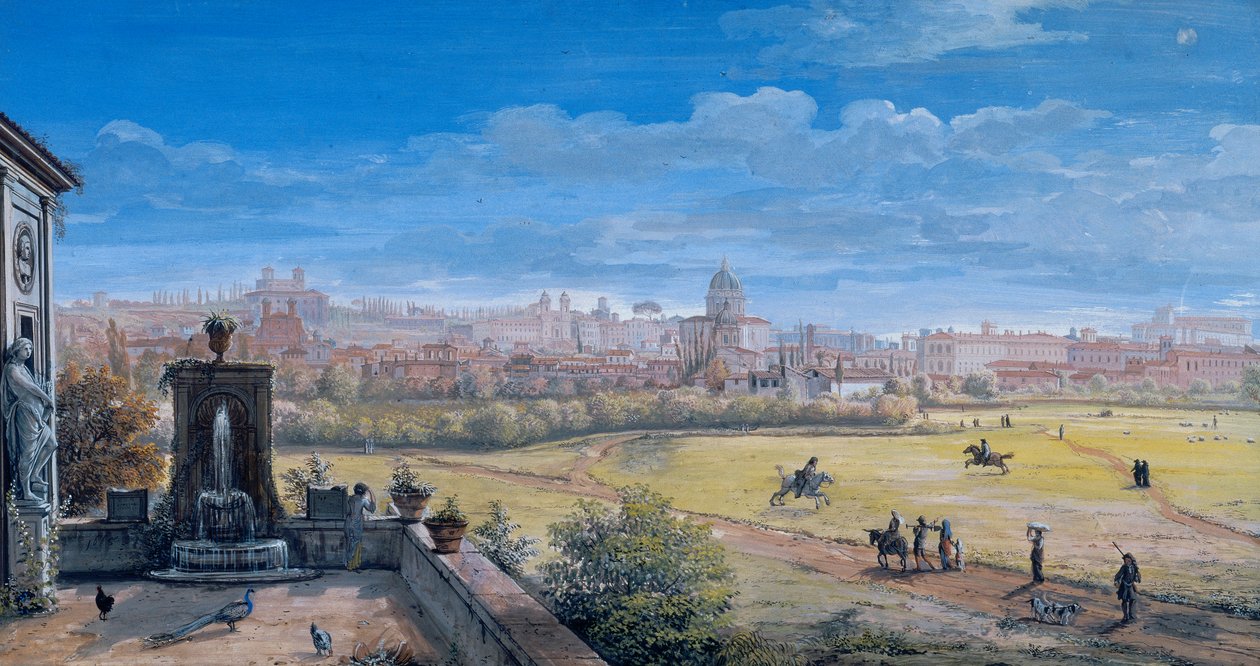 Vista de Roma de Gaspar van Wittel