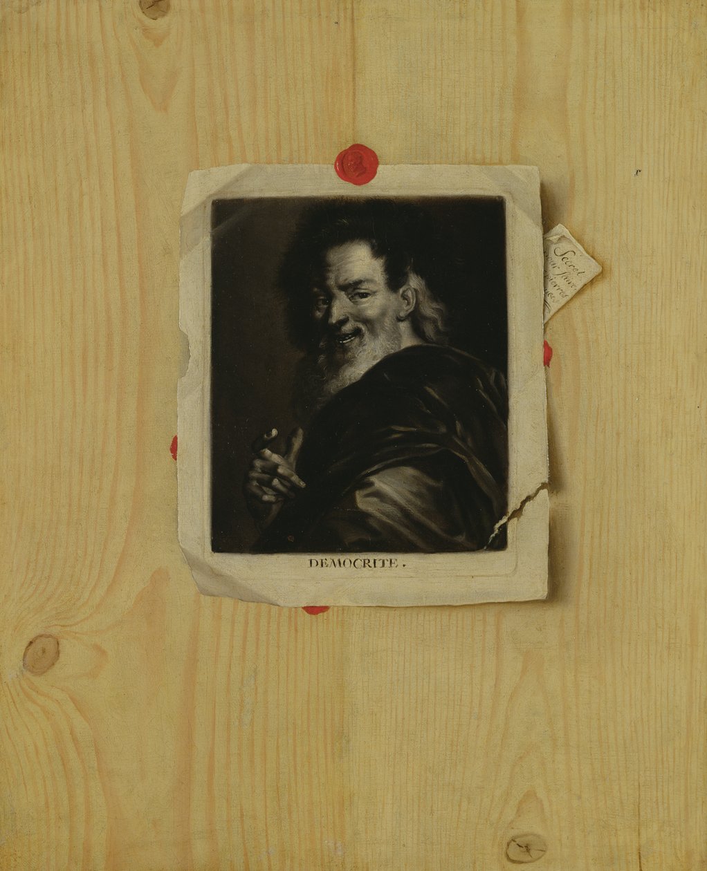 Trompe l&39;Oeil, Demócrito de Gaspard, or Gabriel Gresely