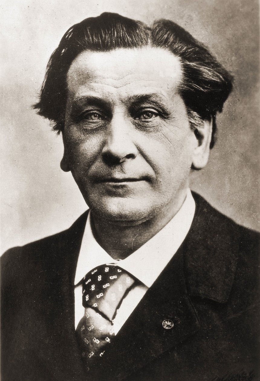 François Coppée (1842-1908), poeta e dramaturgo francês, fotografado por Nadar. de Gaspard Felix Tournachon Nadar
