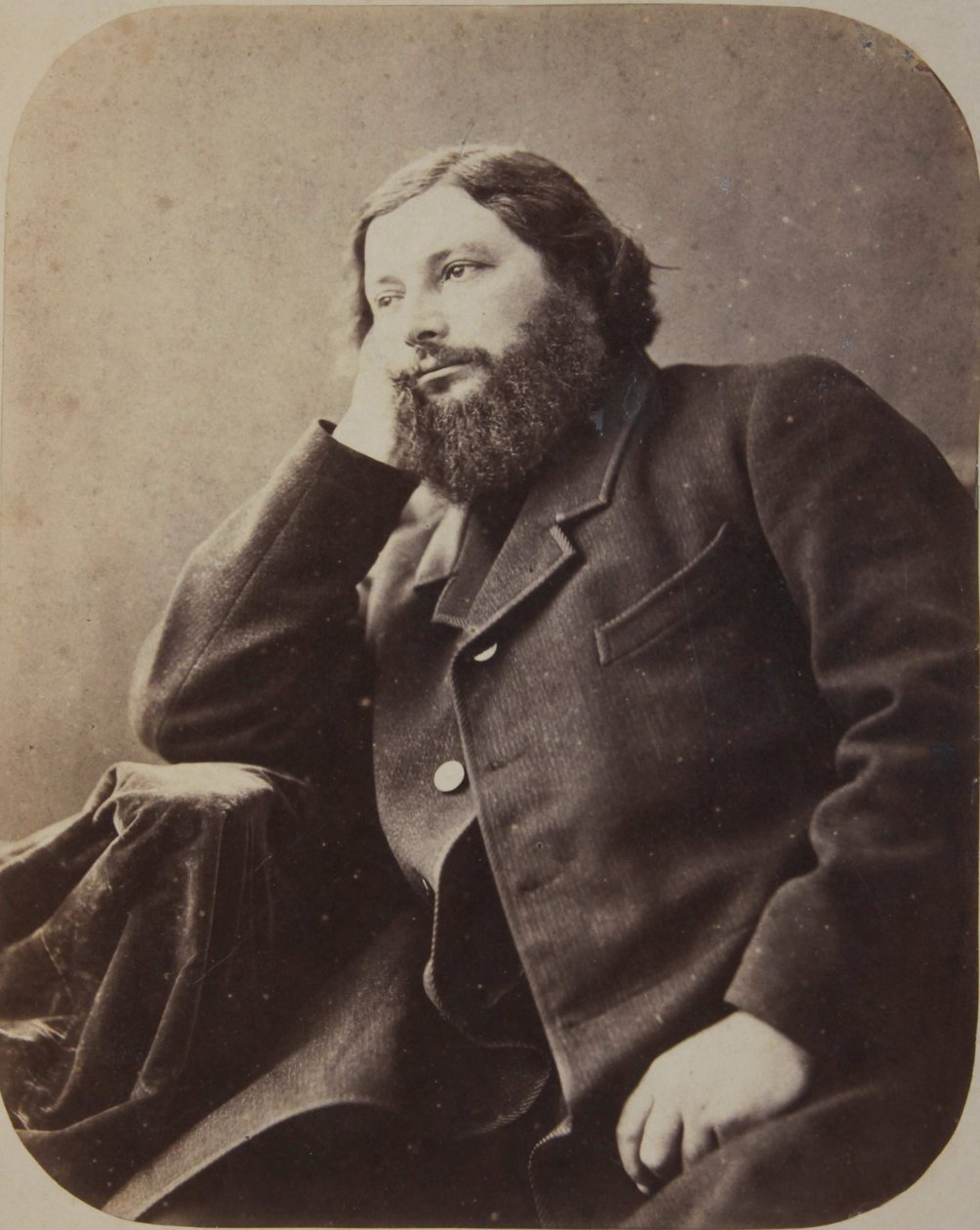 Gustave Courbet, ca. 1866. de Nadar