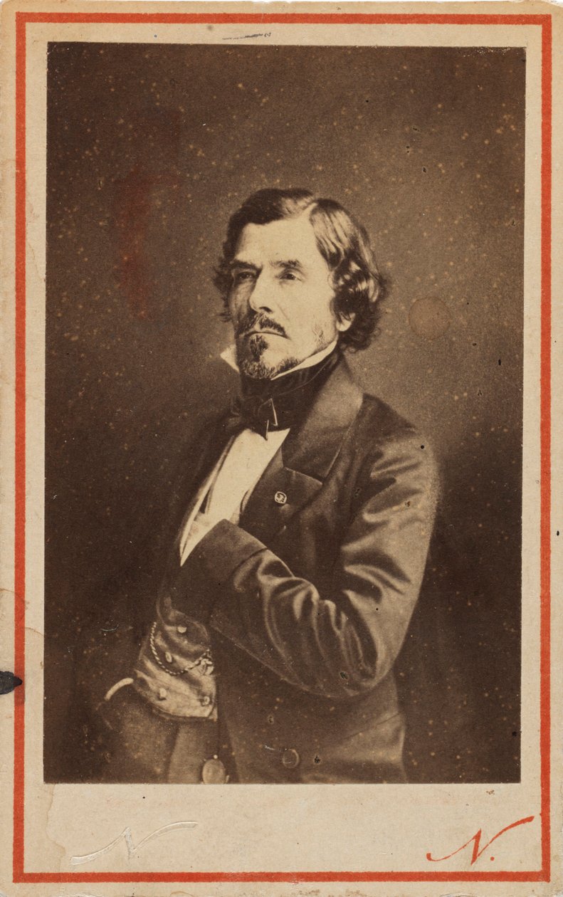 Retrato de Eugene Delacroix 1798-1863, 1858. de Gaspard Félix Nadar