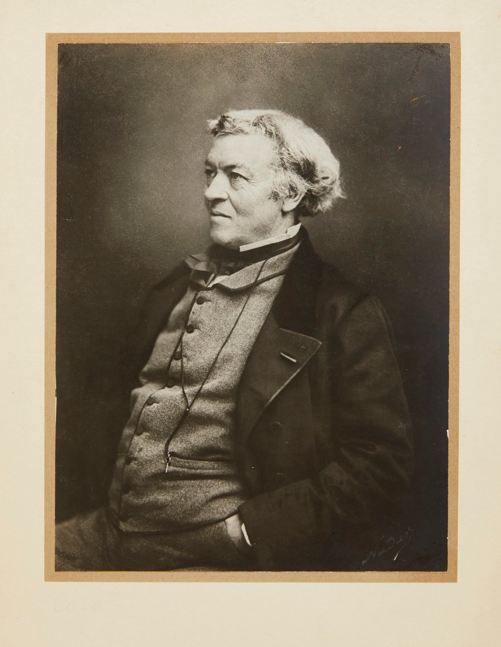 Retrato de Jean-Baptiste Camille Corot 1796-1875, ca 1860. de Gaspard Félix Nadar