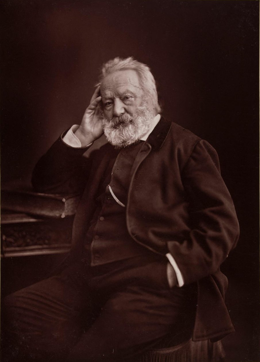 Retrato de Victor Hugo 1802-1885, 1878. de Gaspard Félix Nadar