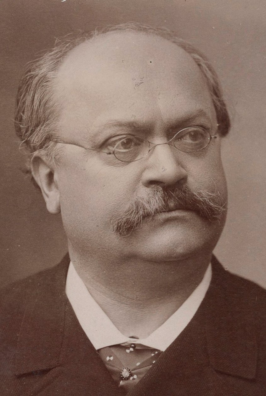 Retrato do compositor Charles Lecocq 1832-1918. de Gaspard Félix Nadar