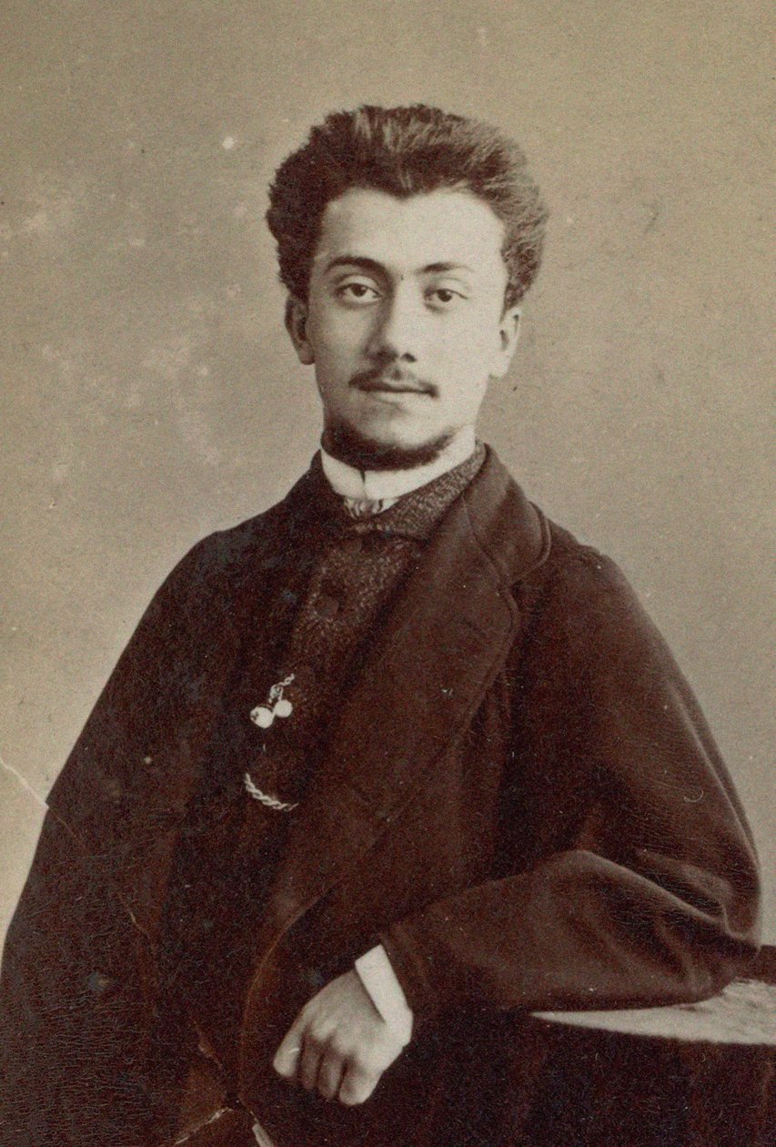 Retrato do compositor Alexandre Luigini 1850-1906. de Gaspard Félix Nadar