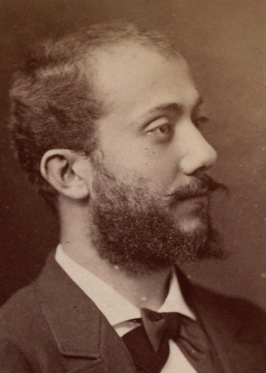 Retrato do compositor Alexandre Luigini 1850-1906, 1900. de Gaspard Félix Nadar