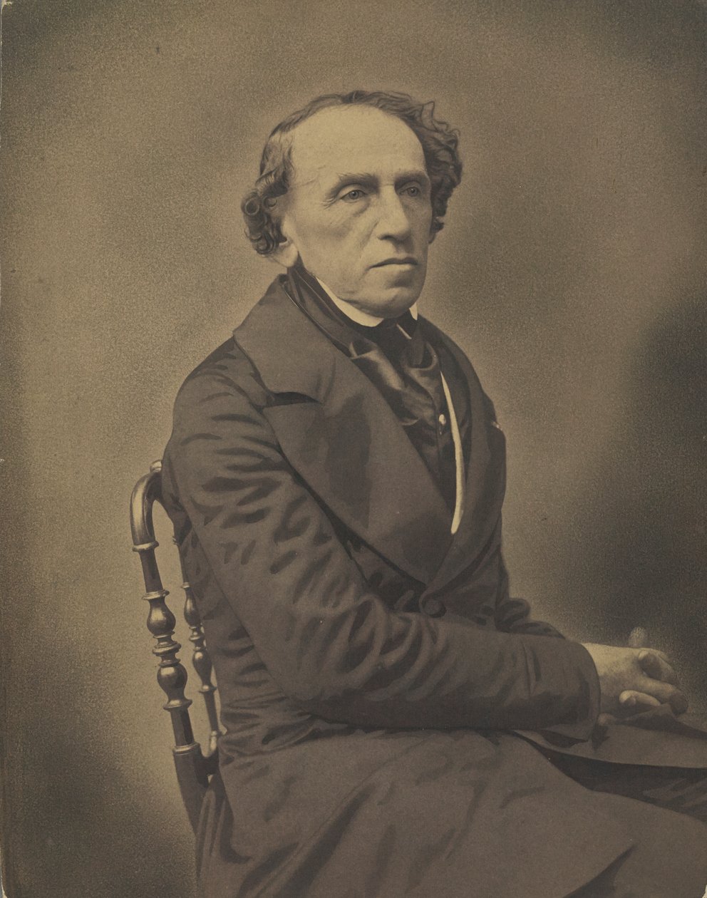 Retrato do compositor Giacomo Meyerbeer 1791-1864, 1853-1854. de Gaspard Félix Nadar