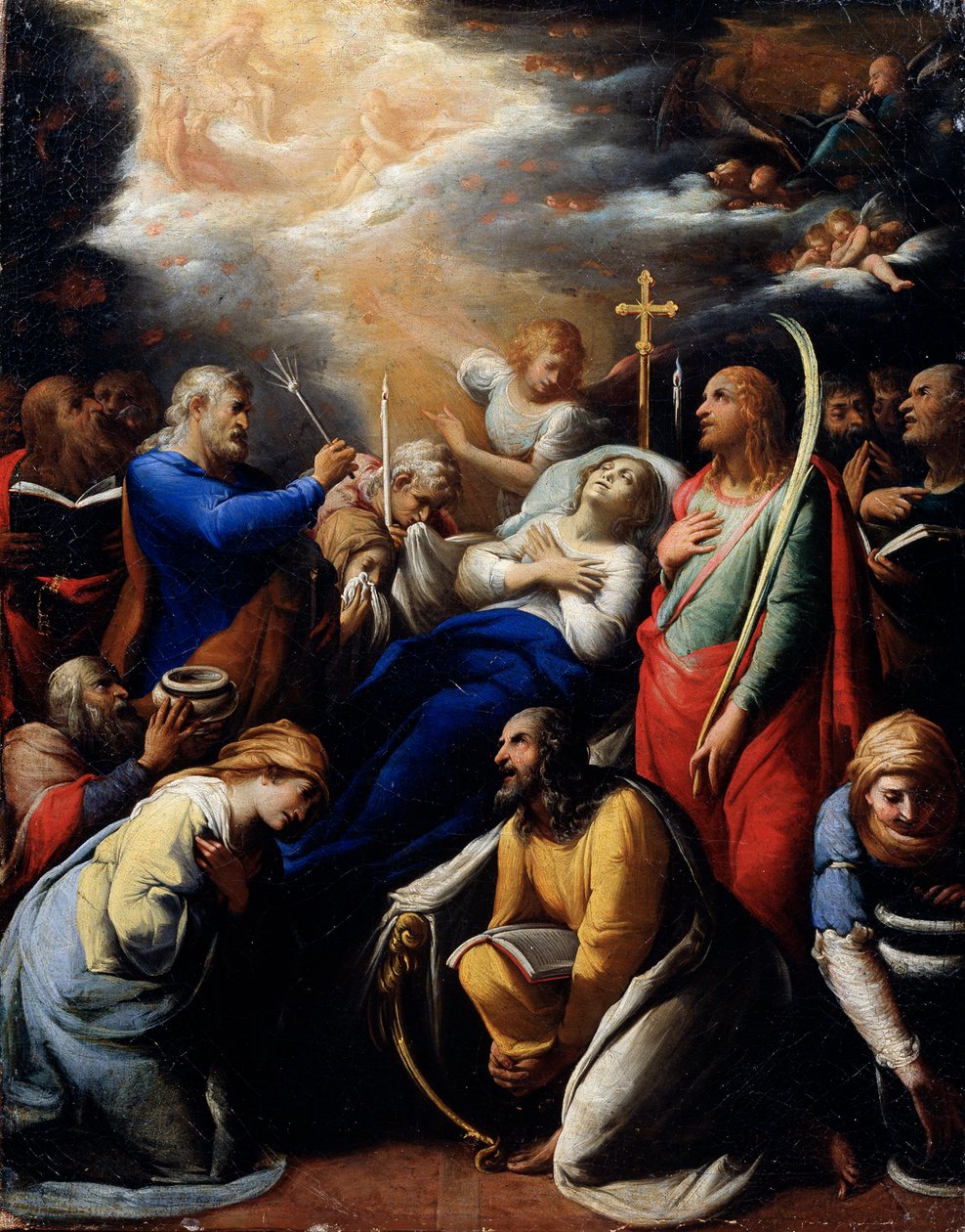 A morte da Virgem, 1612. de Gaspard Gailius