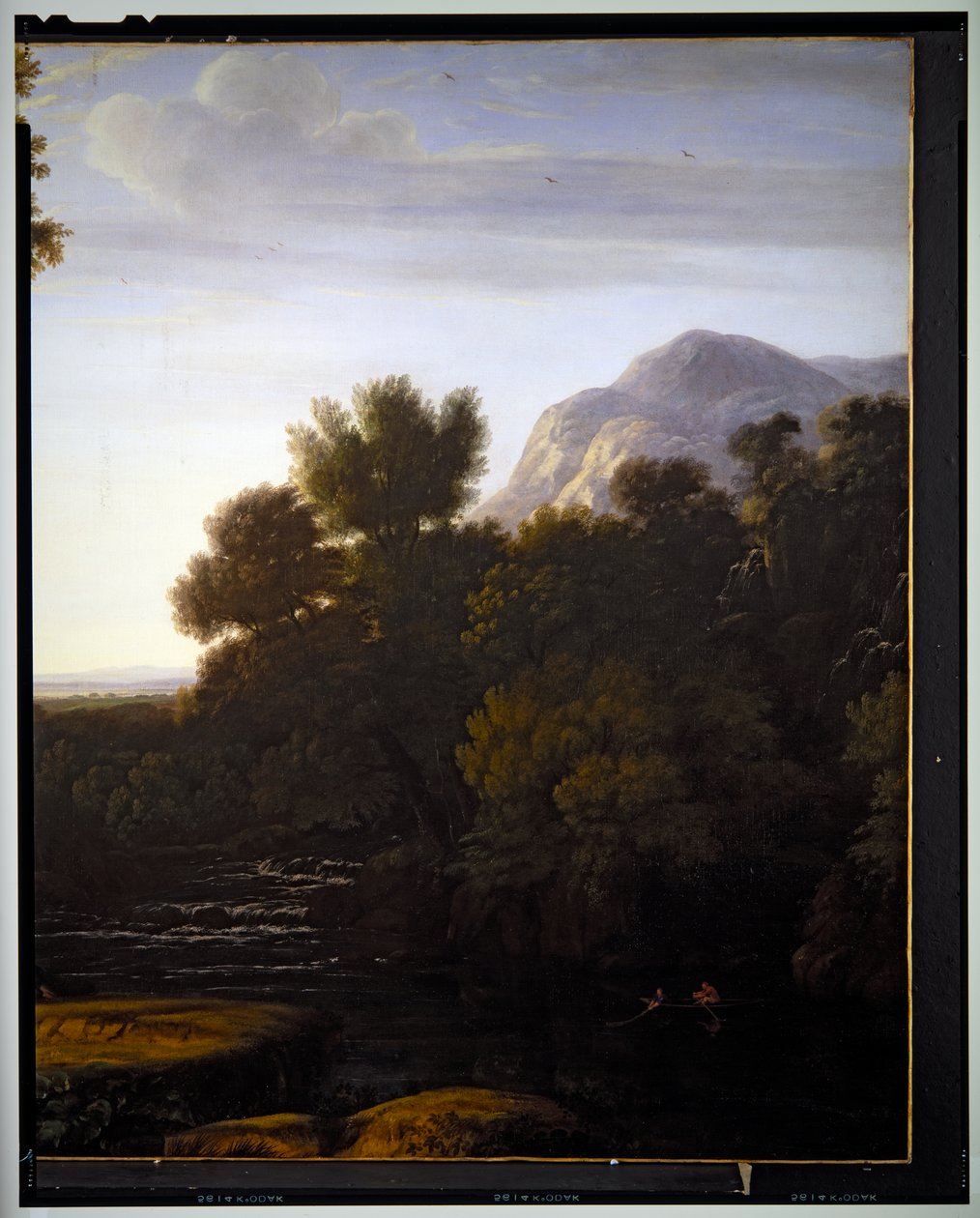 Paisagem italiana, pormenor, sem data de Gaspard Poussin Dughet