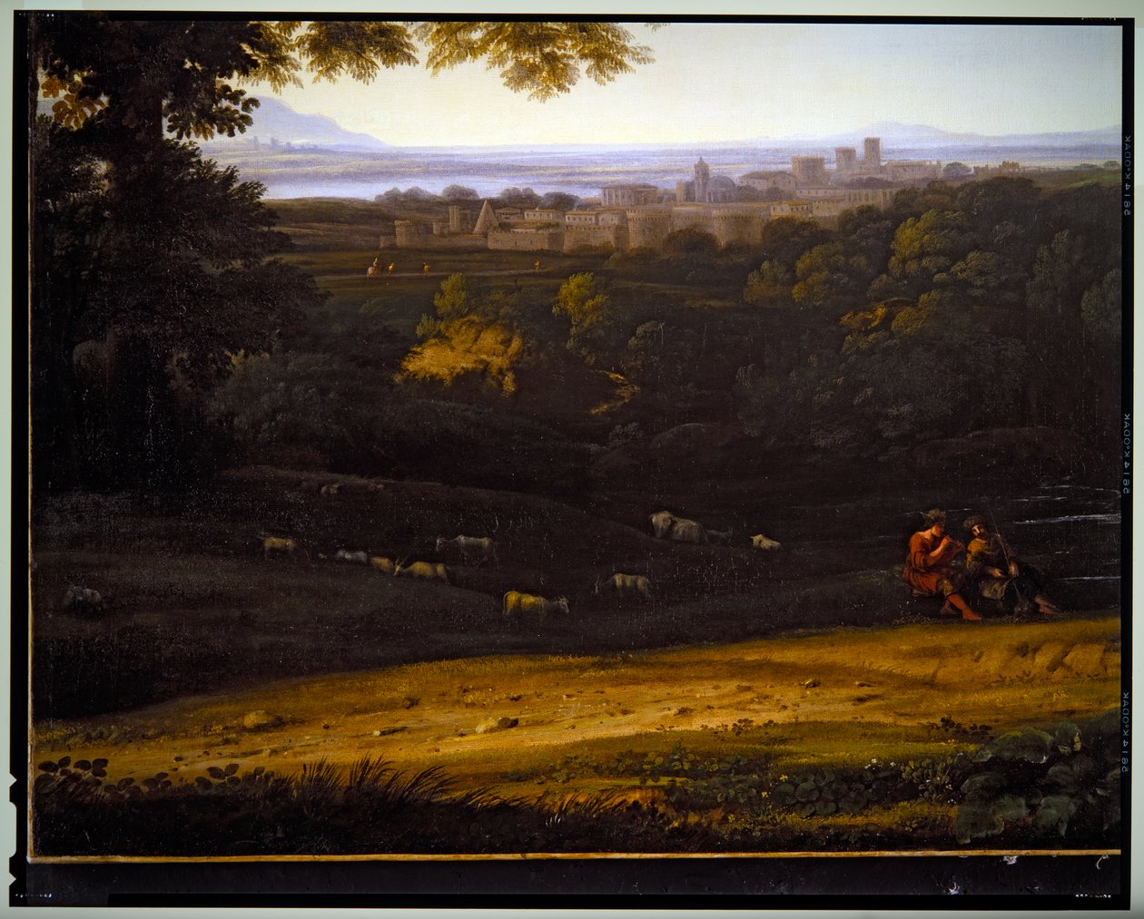 Paisagem Pastoral Italiana, sem data de Gaspard Poussin Dughet