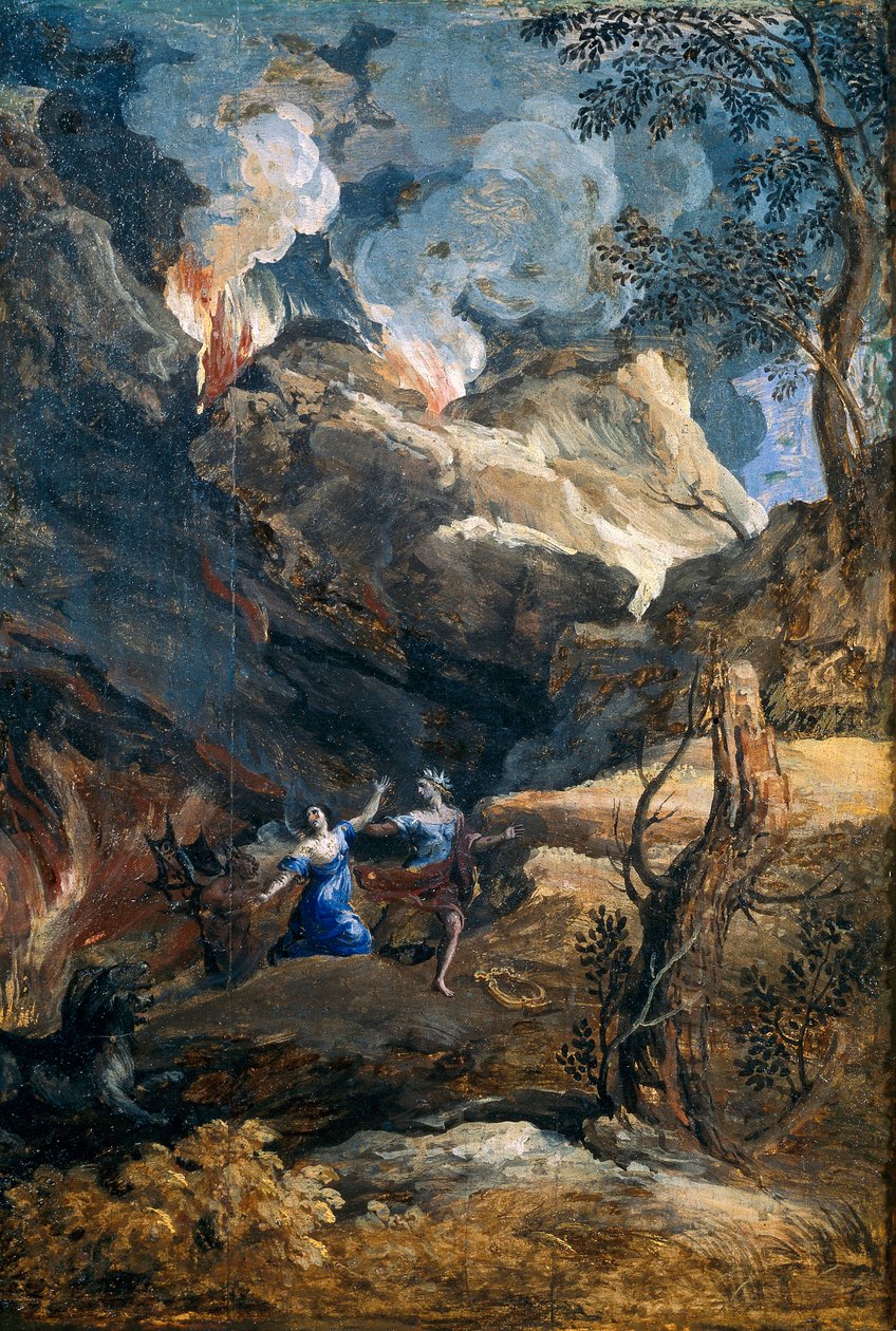 Orfeu e Eurídice de Gaspard Poussin Dughet