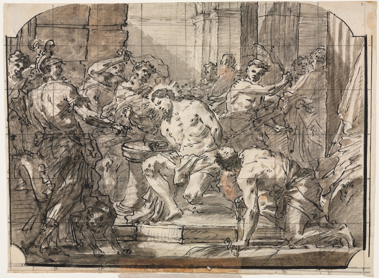 Flagelação de Cristo, c. 175055. de Gaspare Diziani