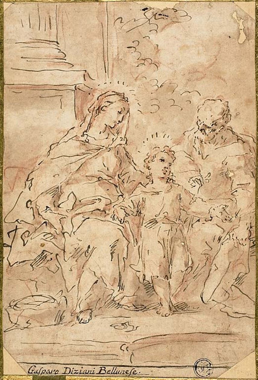 familia sagrada de Gaspare Diziani