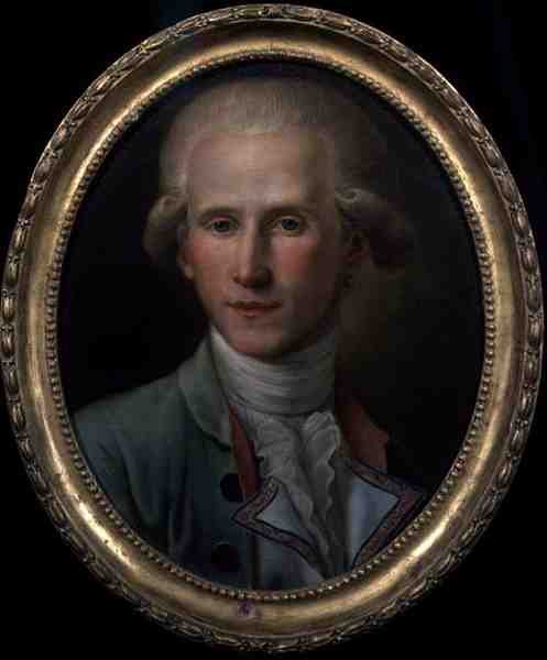 Retrato do Sr. Hodgetts (óleo sobre painel) de Gaspare Landi