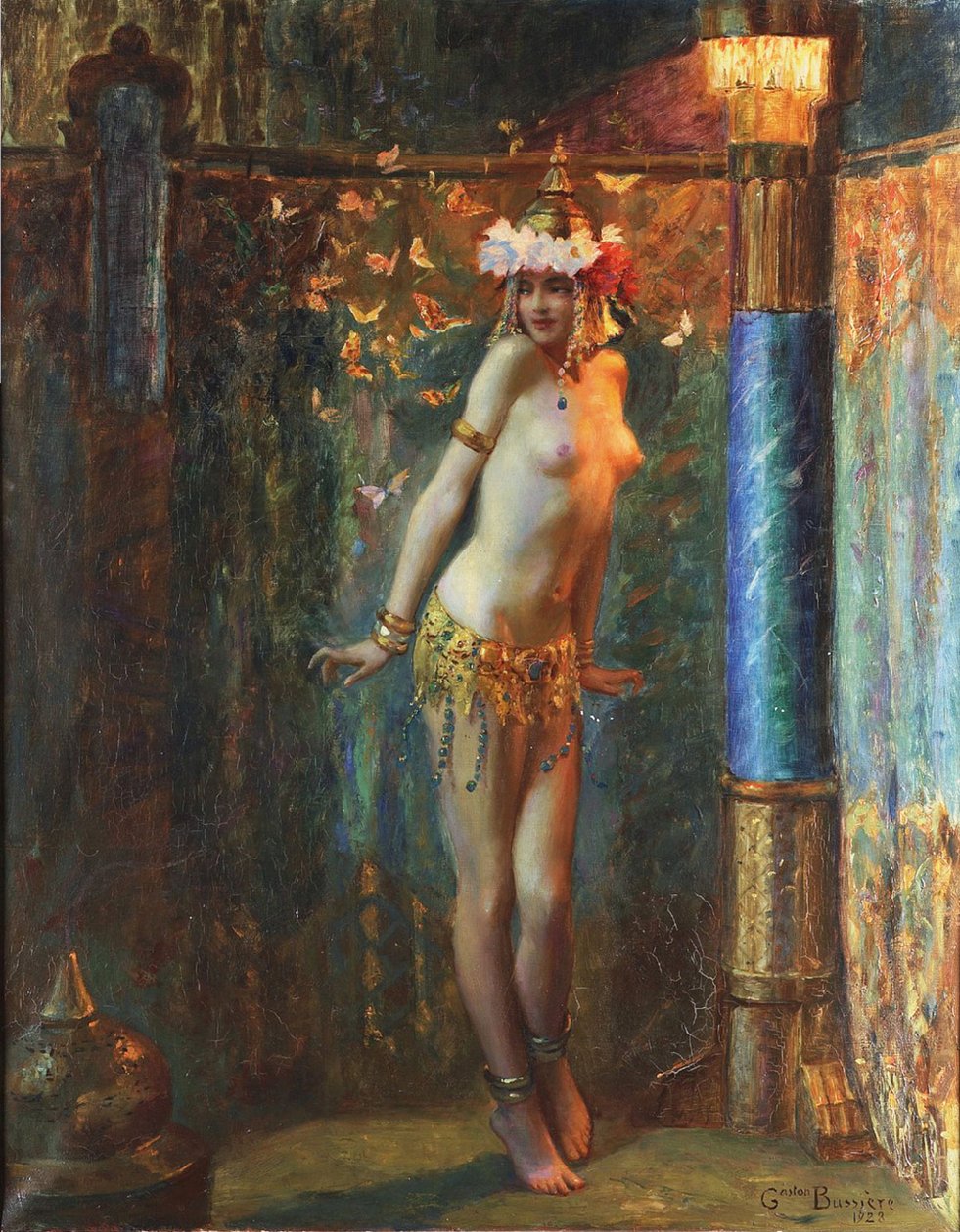 A dança de Salomé ou a borboleta de carvalho de Gaston Bussiere