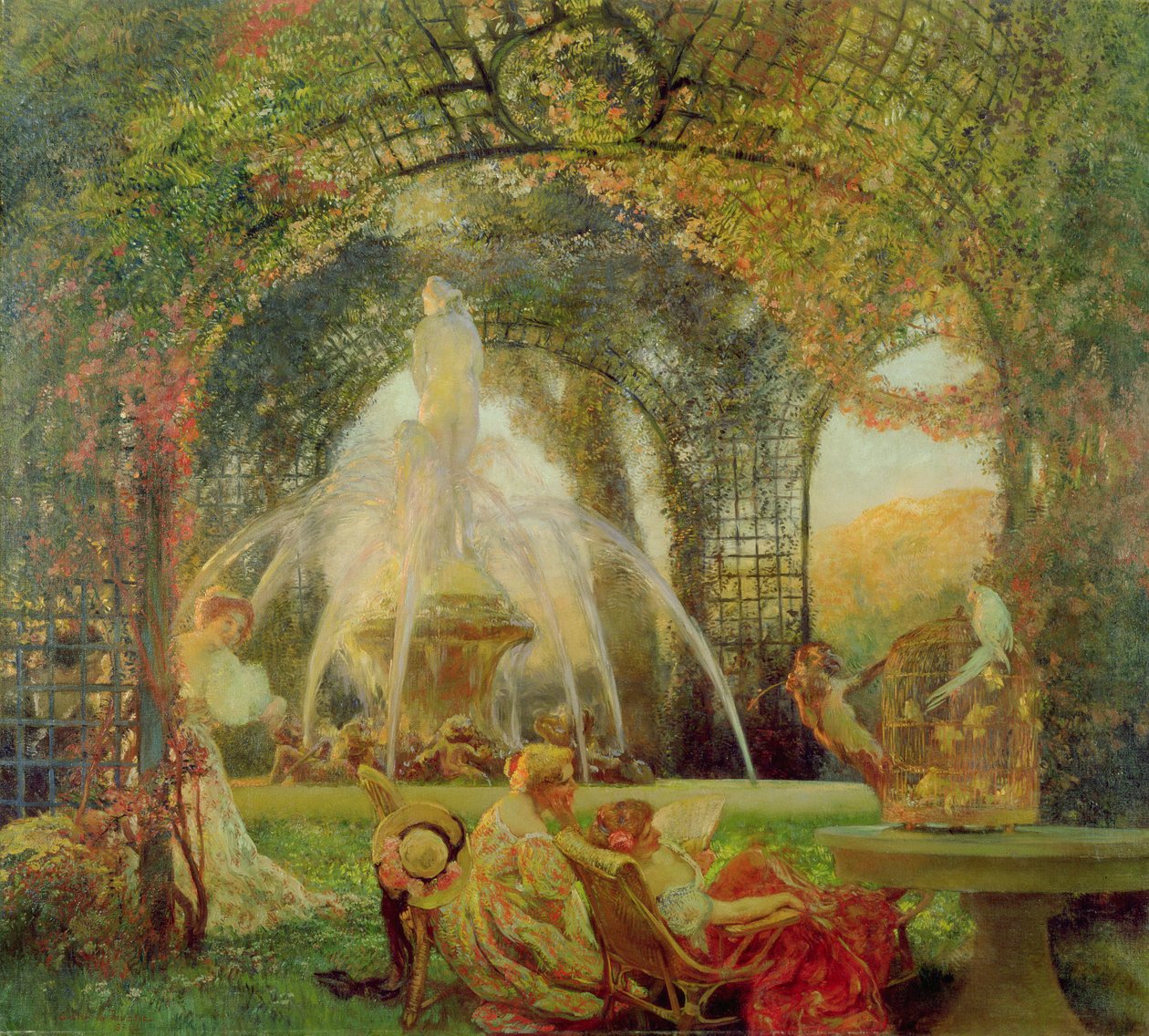 O Arbor, ou &39;O Conflito&39;, c.1900 de Gaston de la Touche