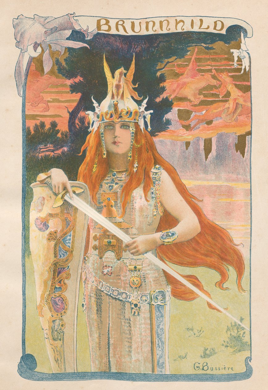 Brunnhild, 1899. de Gaston Bussiere