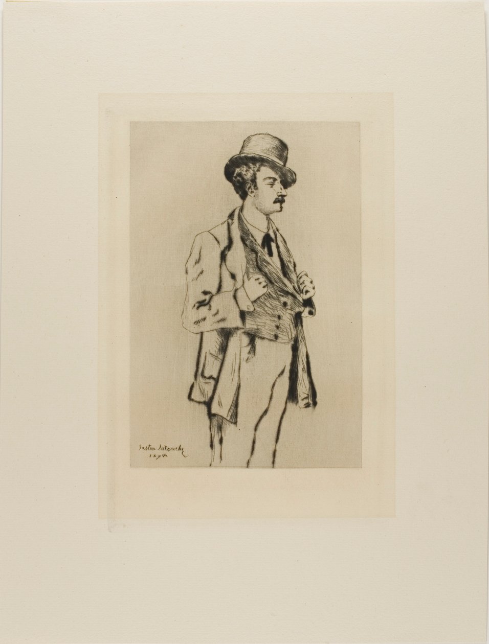 Retrato de um jovem de Gaston La Touche