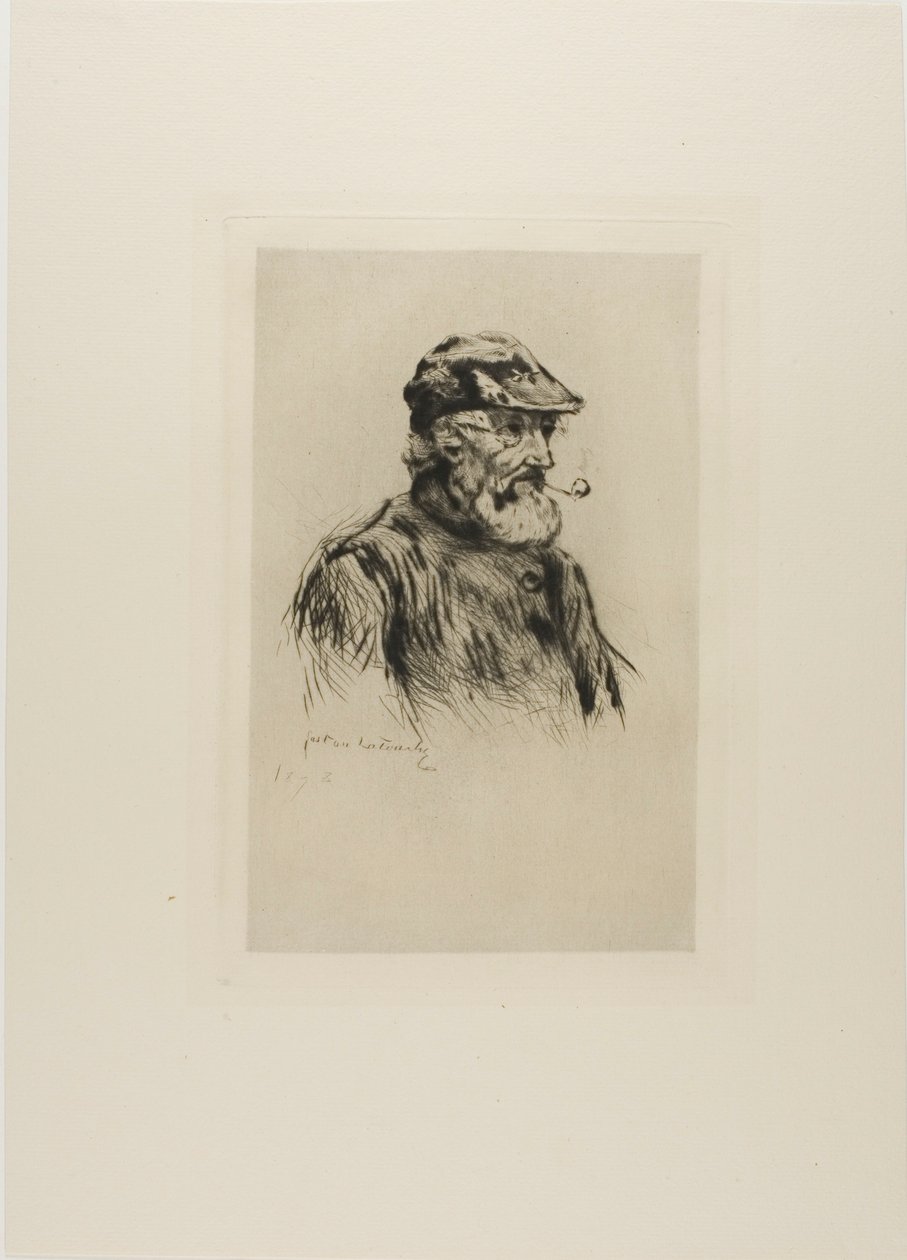 Retrato de um velho pescador de Gaston La Touche