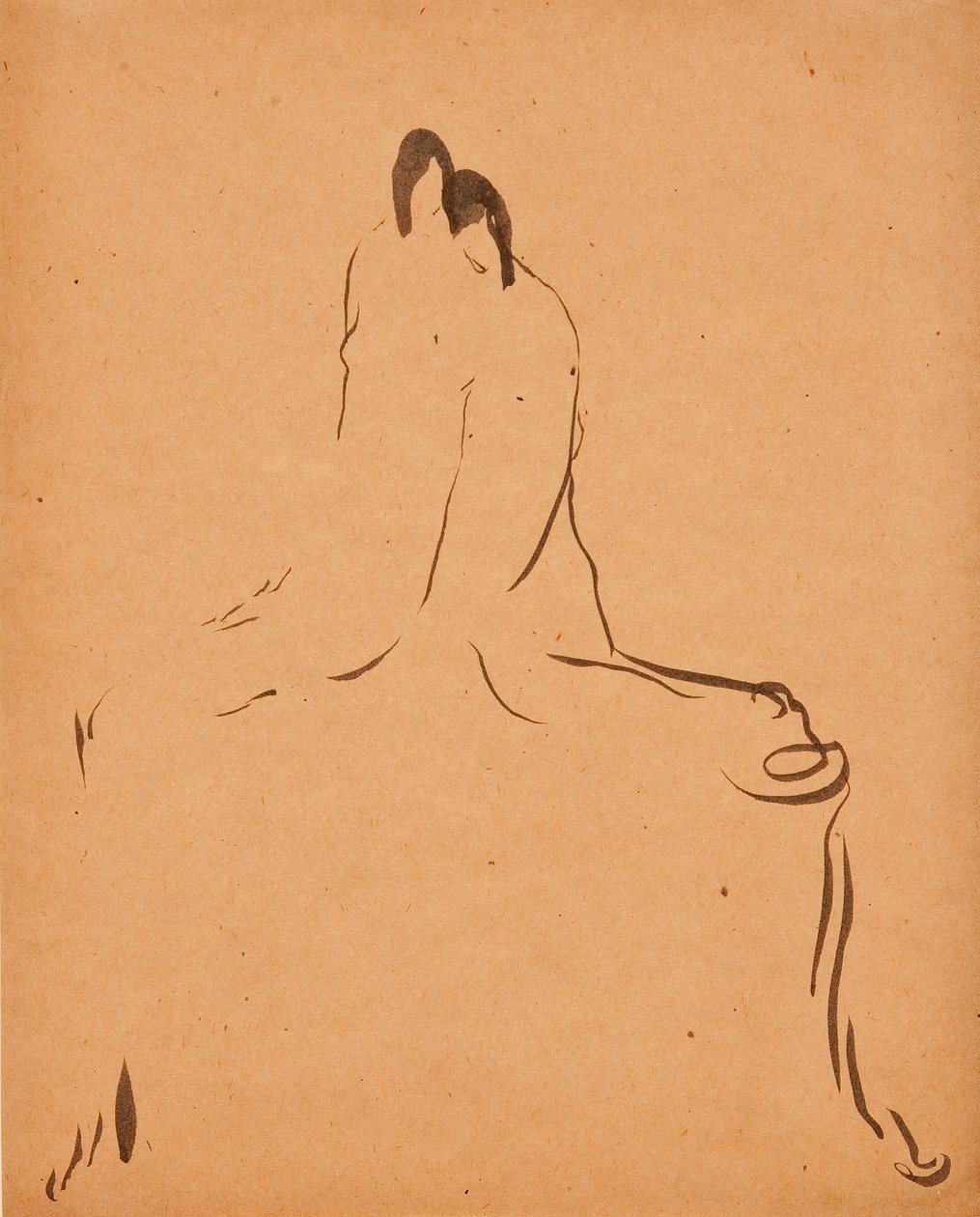 Duas Figuras, c. 1908. de Gaston Lachaise