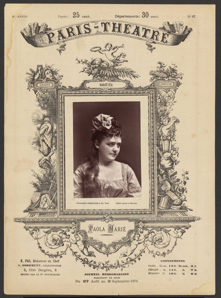 Teatro de Paris: Paola Marie de Gaston and Mathieu and Cie.