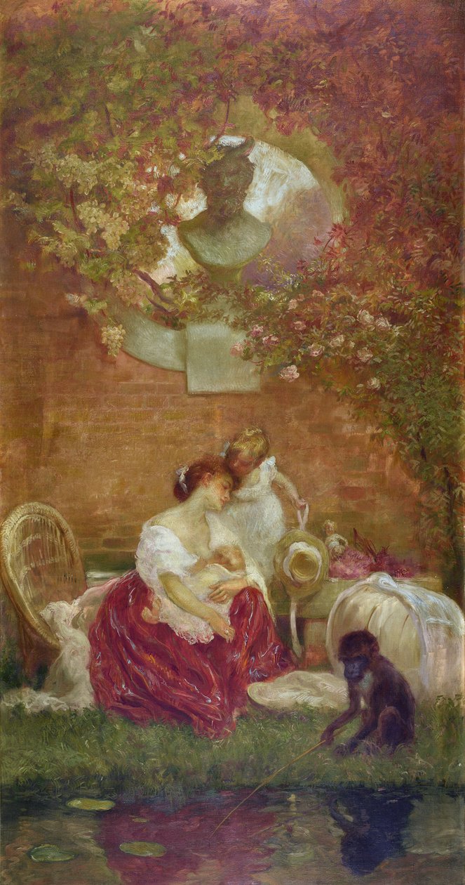 Mãe Amor (pintura) de Gaston de la Touche