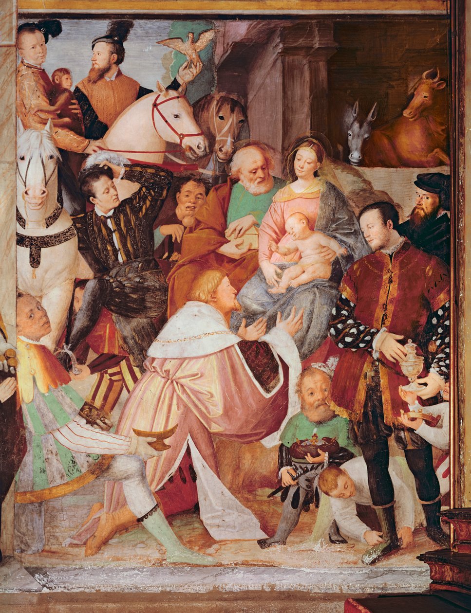 Adoração dos Magos, c.1532-35 de Gaudenzio Ferrari