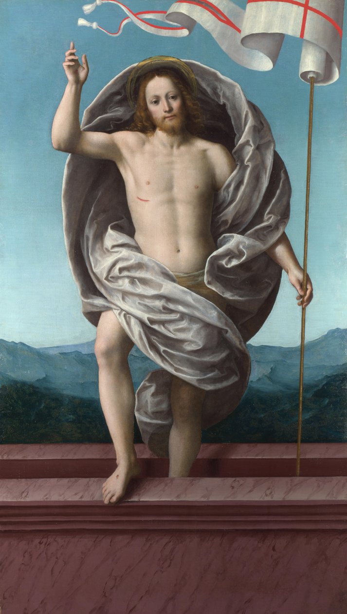Cristo ressuscitando do túmulo, c.1540 de Gaudenzio Ferrari