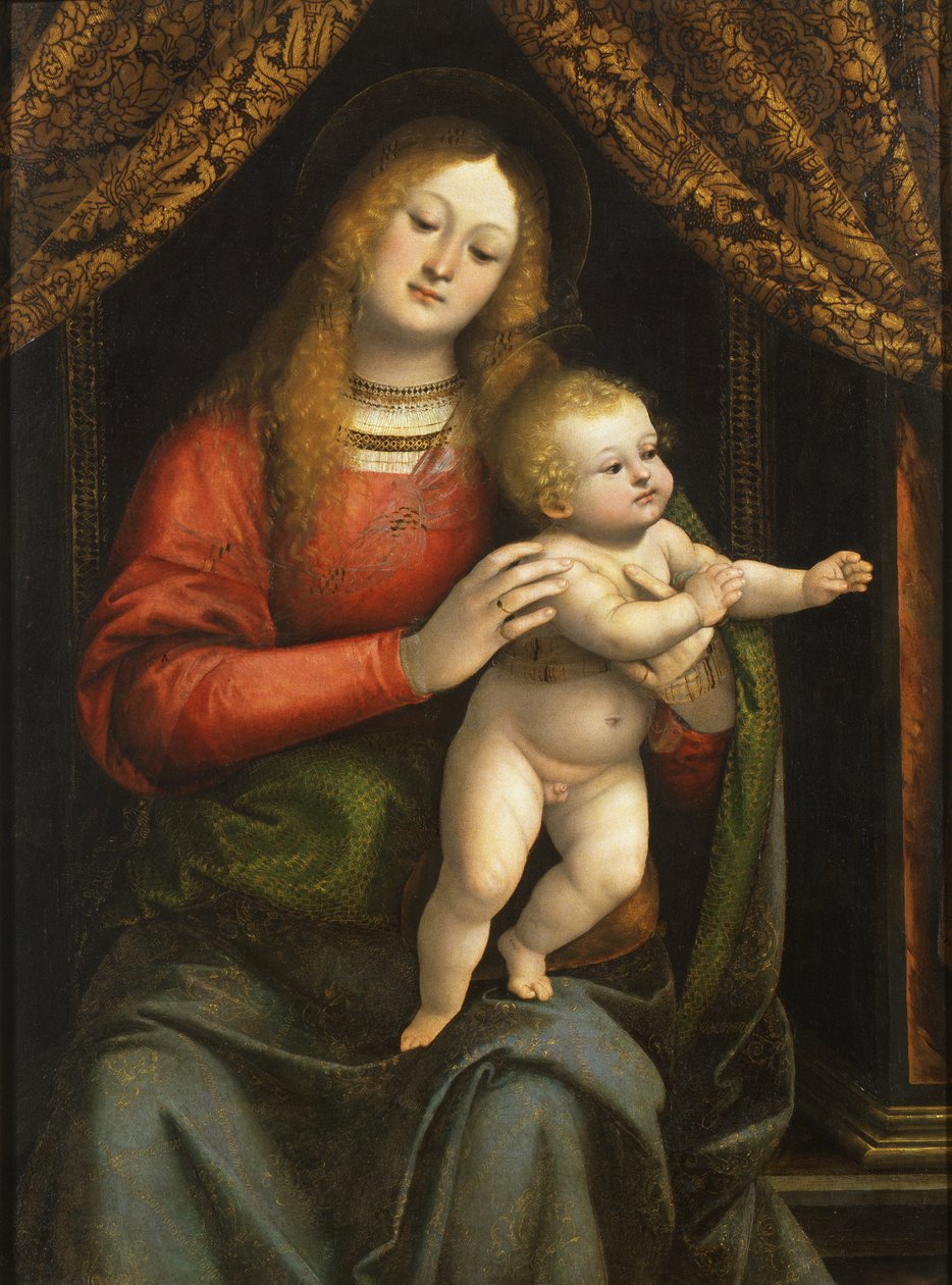 Madonna e Criança de Gaudenzio Ferrari