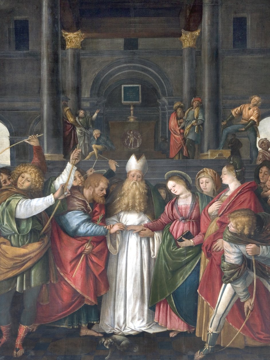 Casamento da Virgem, c.1525 de Gaudenzio Ferrari