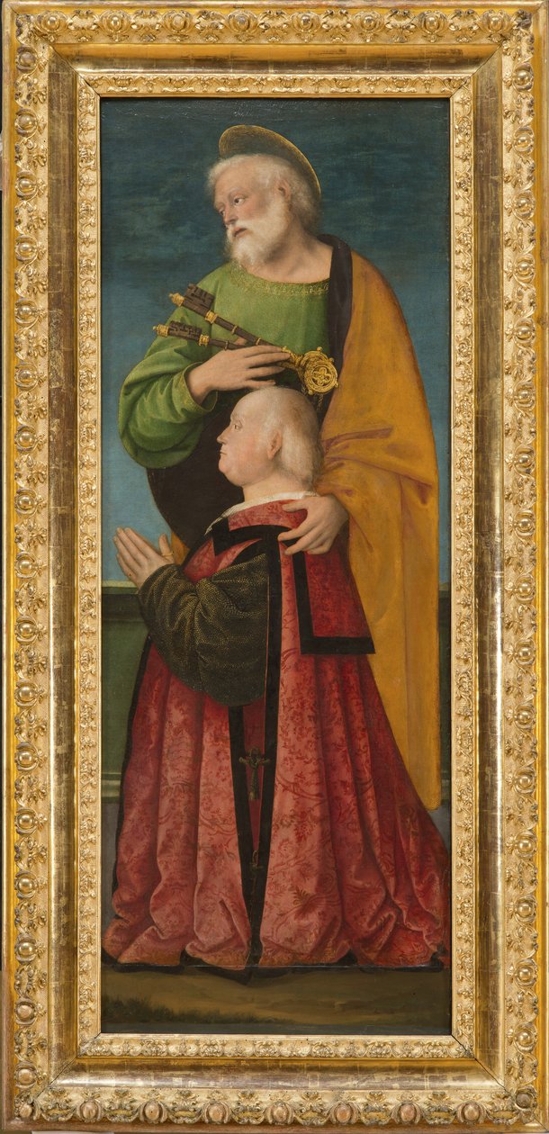 São Pedro e um Doador, c.1517-18 de Gaudenzio Ferrari