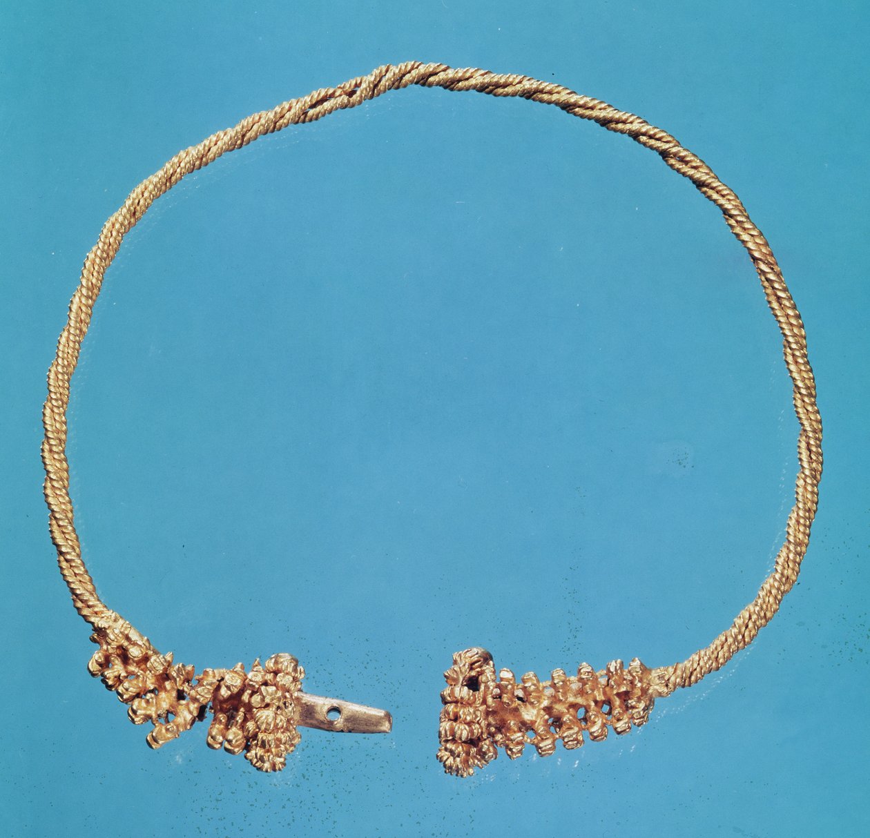 Torque, de Montans, Tene II (c.300-120 aC) (ouro) de Gaulish