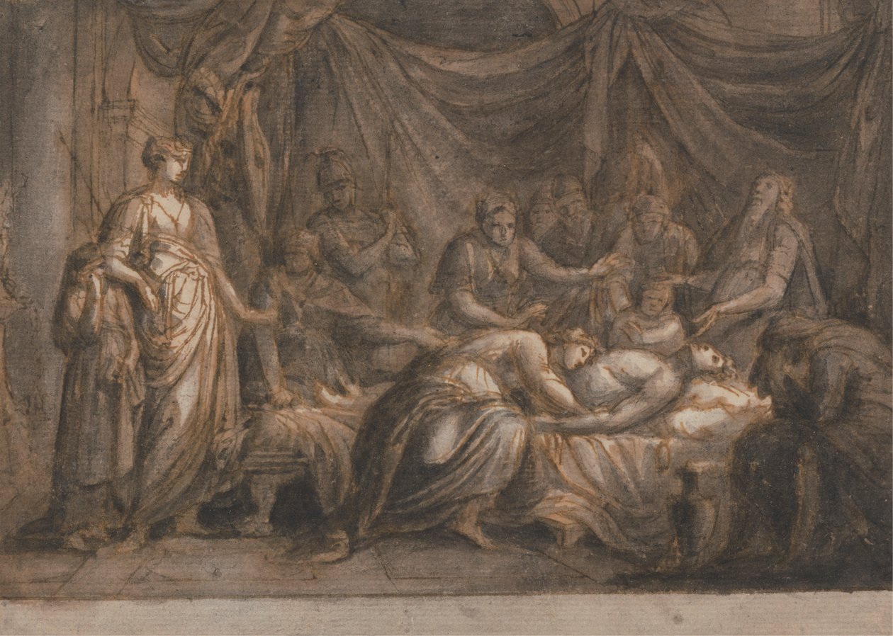 Andromache Mourning the Death of Hector de Gavin Hamilton