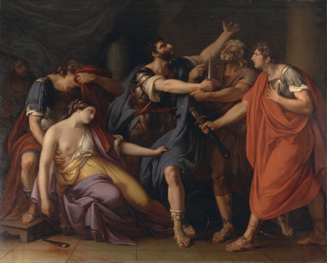 A Morte de Lucretia de Gavin Hamilton