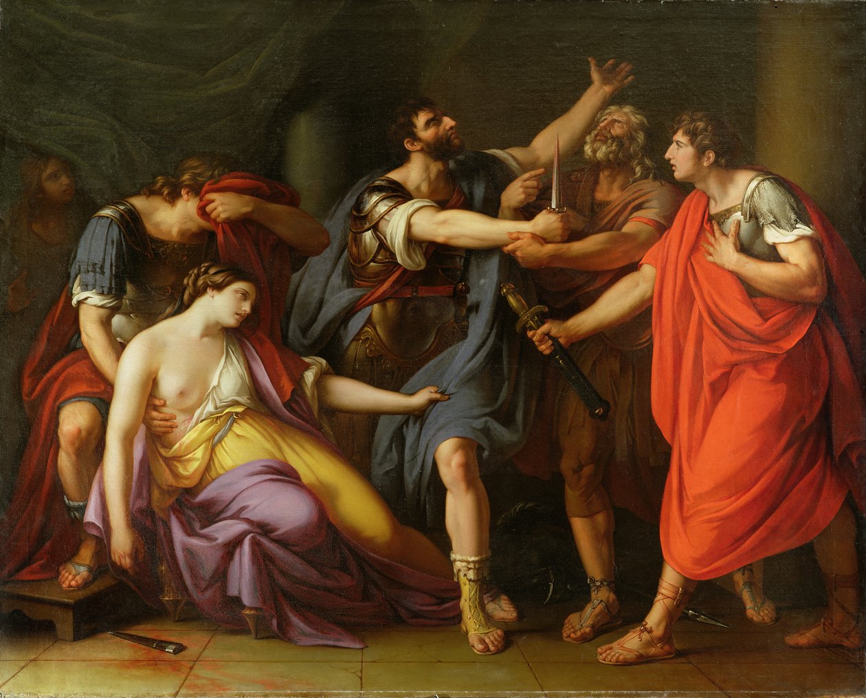 A morte de Lucretia de Gavin Hamilton