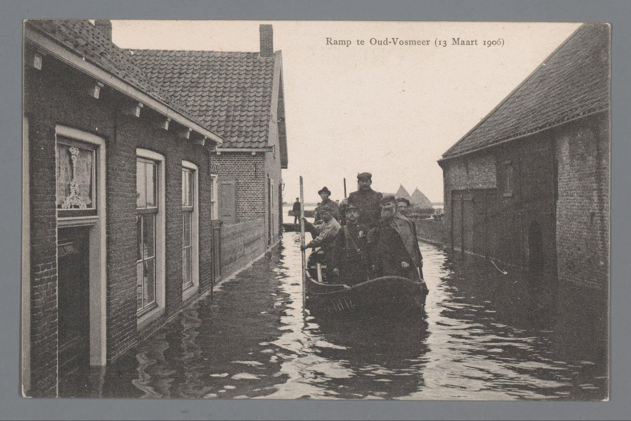 Desastre em Oud-Vossemeer em 13 de março de 1906 de Gebroeders van Straaten