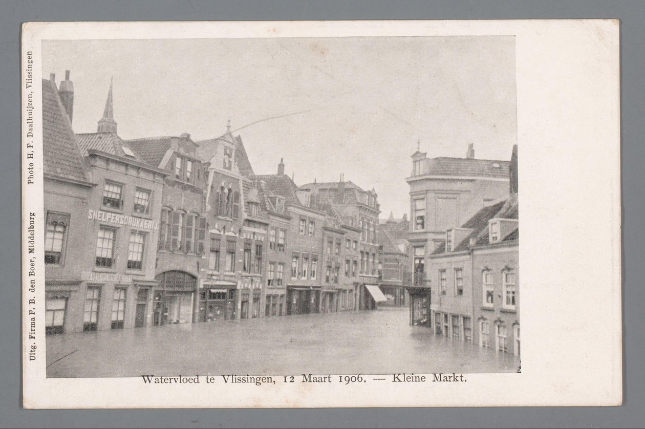 Inundações na Zeeland de Gebroeders van Straaten