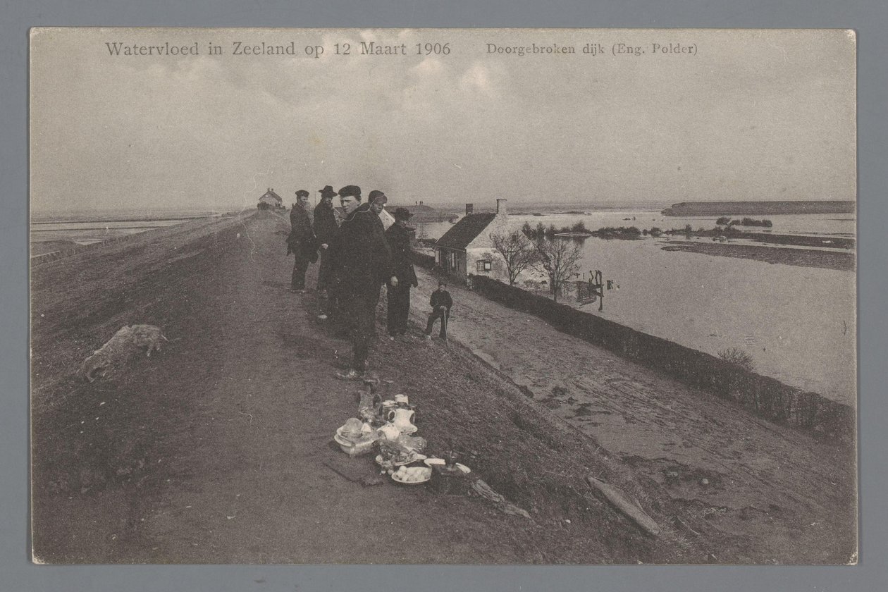 Inundações na Zeeland de Gebroeders van Straaten