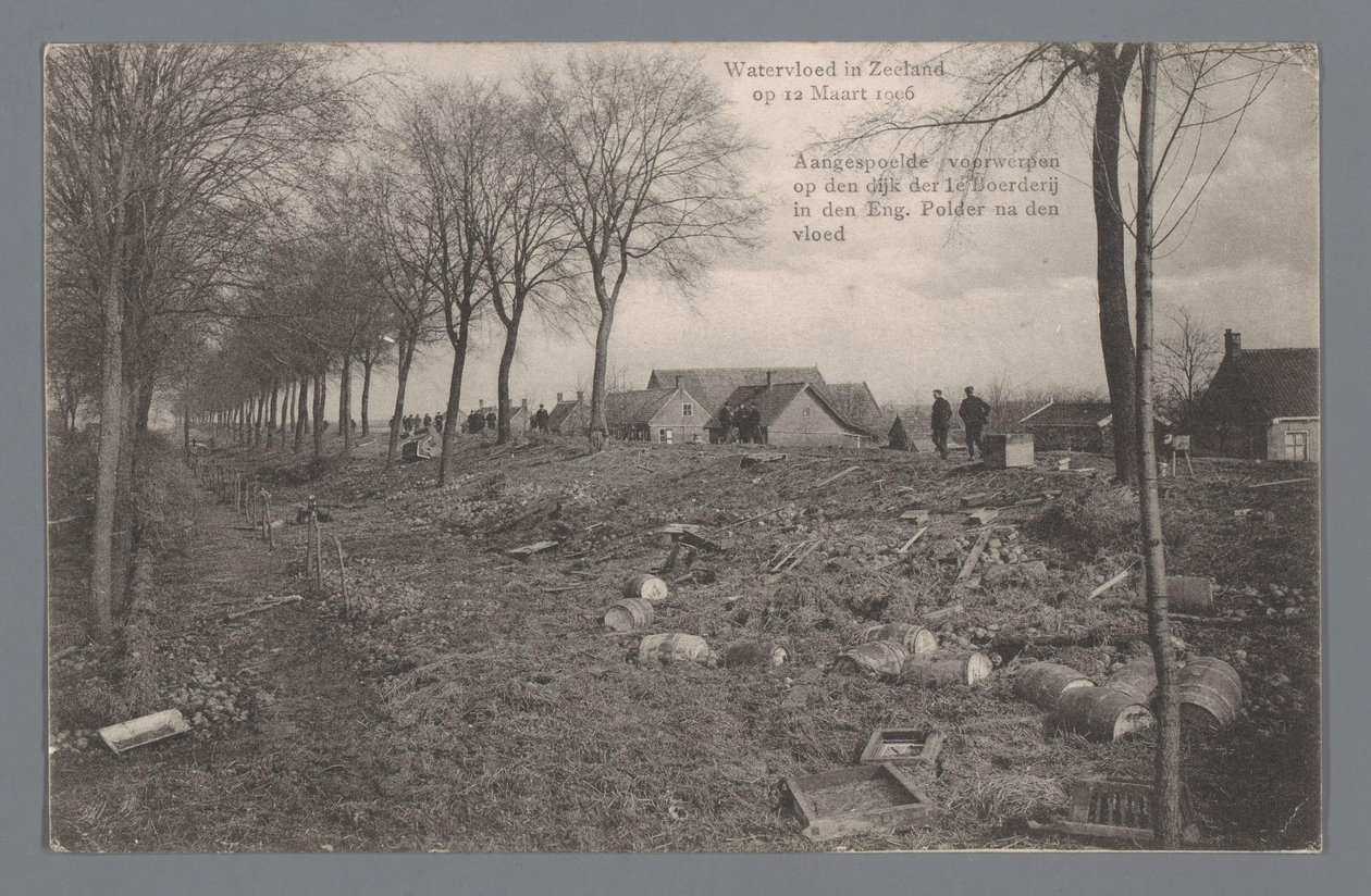 Inundações na Zeeland de Gebroeders van Straaten