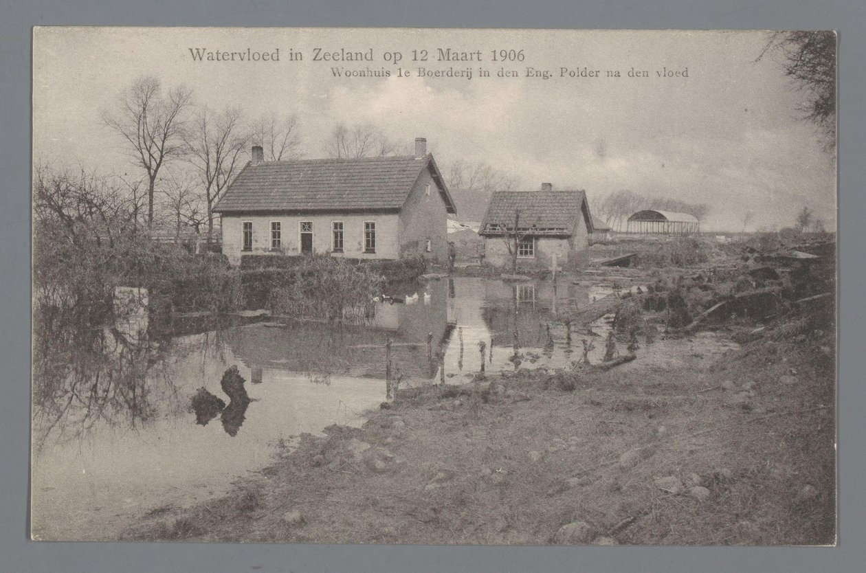Inundações na Zeeland de Gebroeders van Straaten