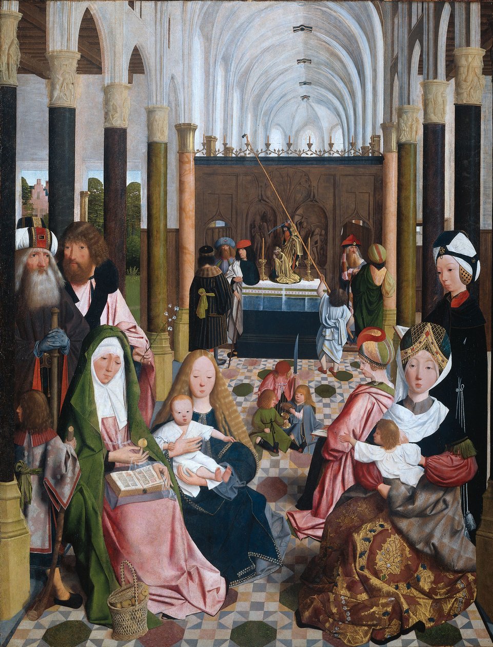 O Santo Parentesco, 1493 de Geertgen Tot sint Jans