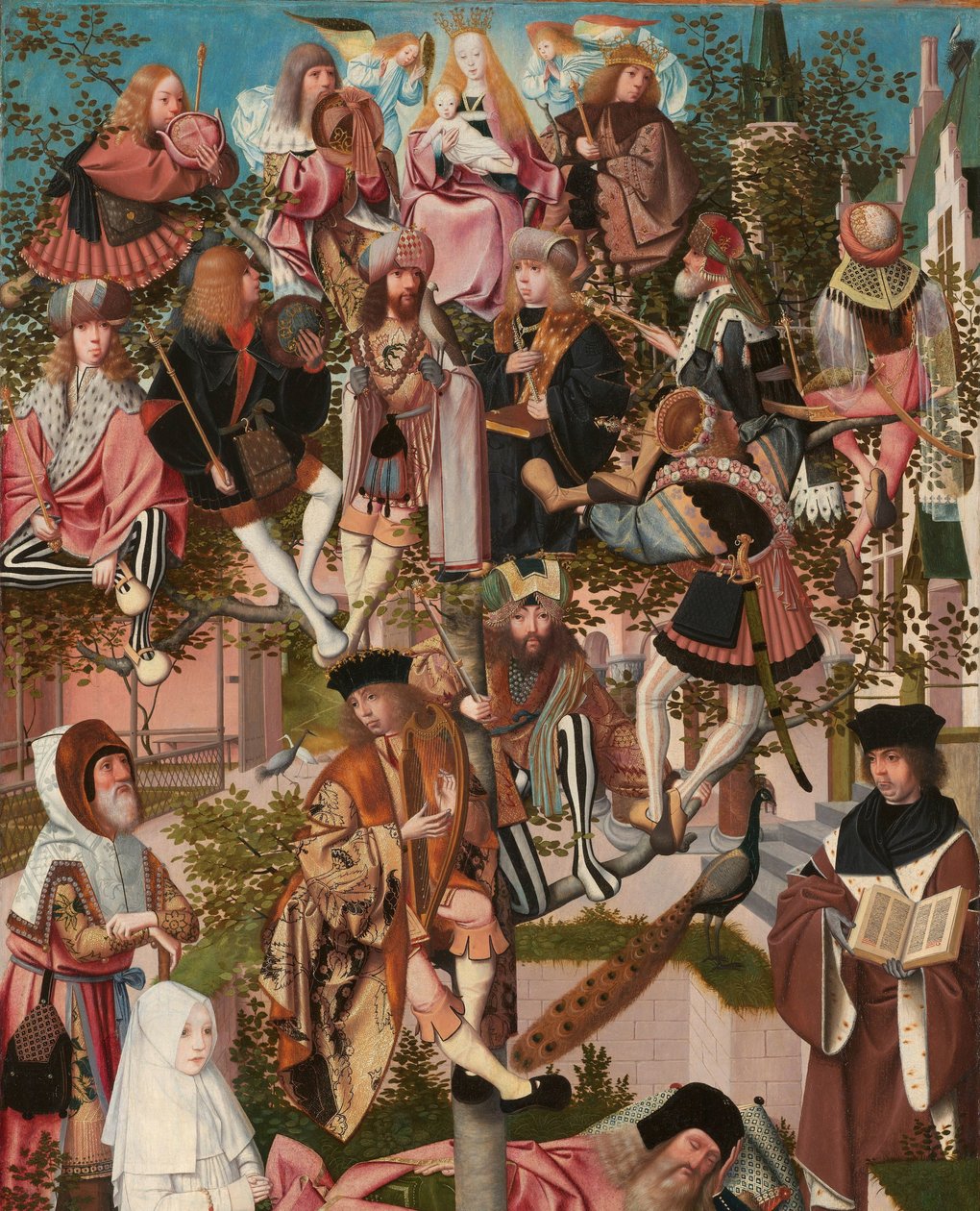 A Árvore de Jessé de Geertgen tot Sint Jans (circle of)