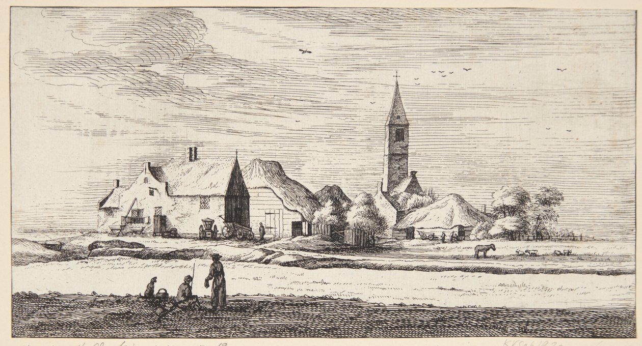 Vista para Spaarnwoude de Geertruyt Roghman