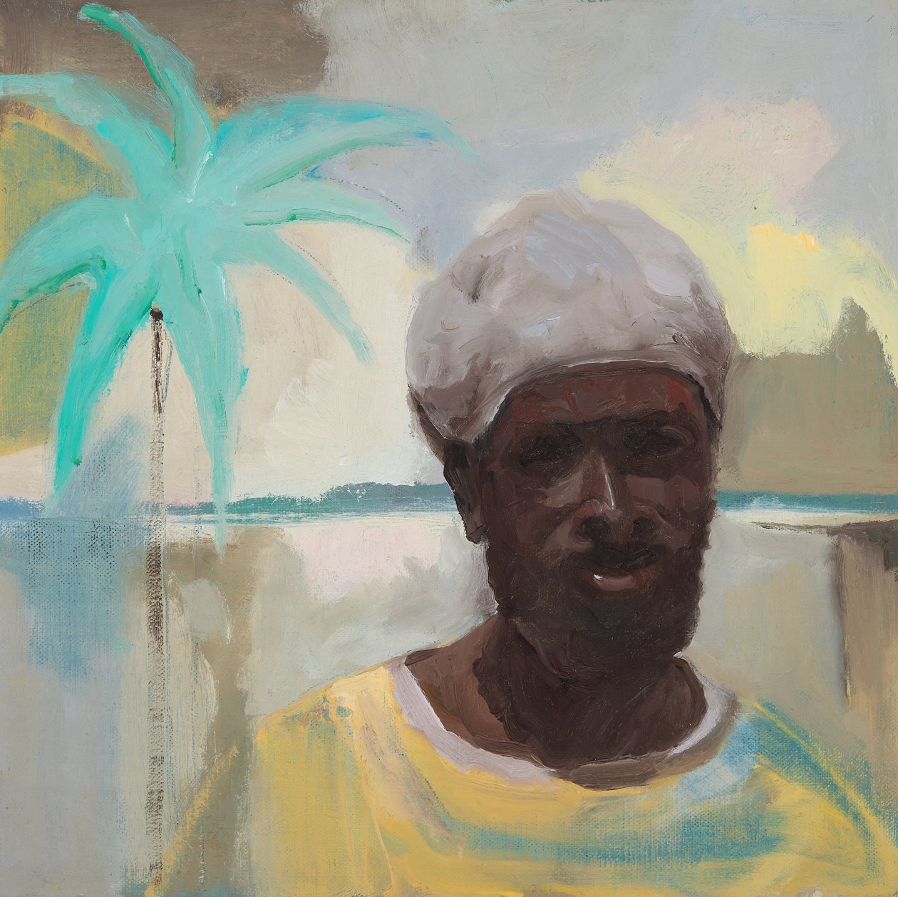 Homem da Antiguidade, 2019 (óleo sobre tela) de Genevieve French
