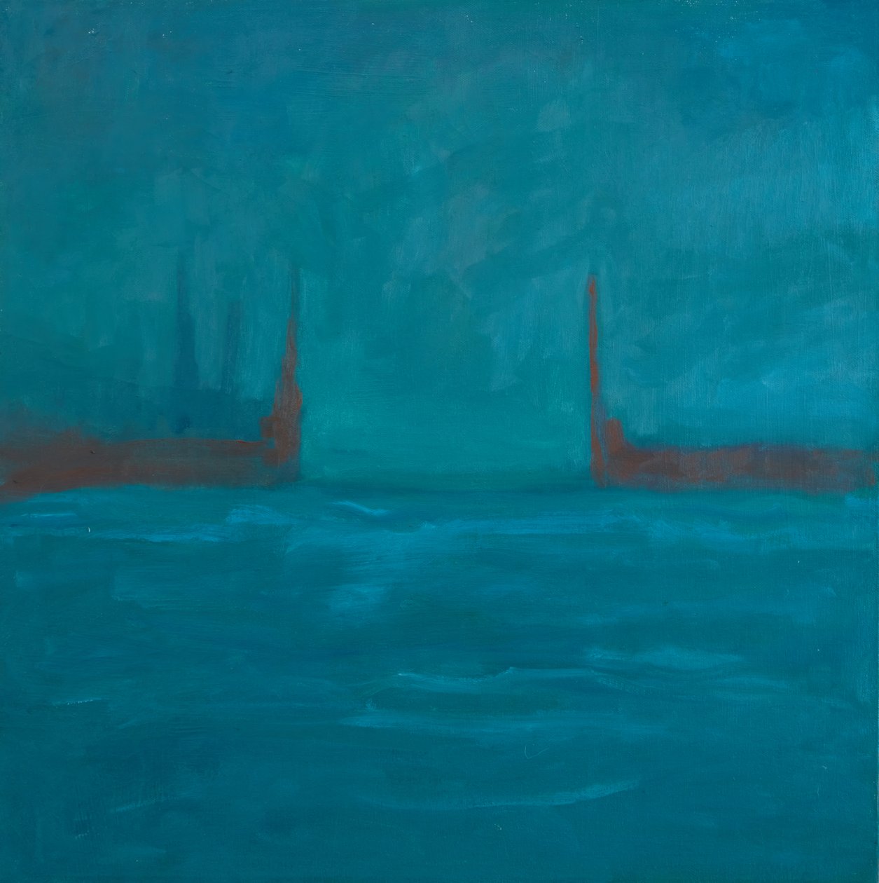 Entrada do Estige, 2024 (óleo sobre tela) de Genevieve French