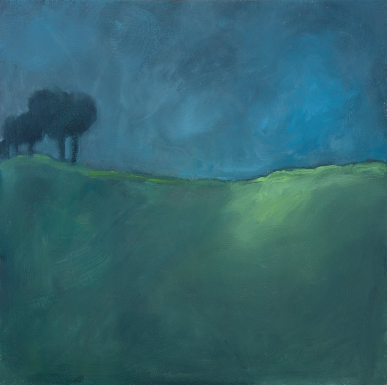 Paisagem, 2019 (óleo sobre tela) de Genevieve French