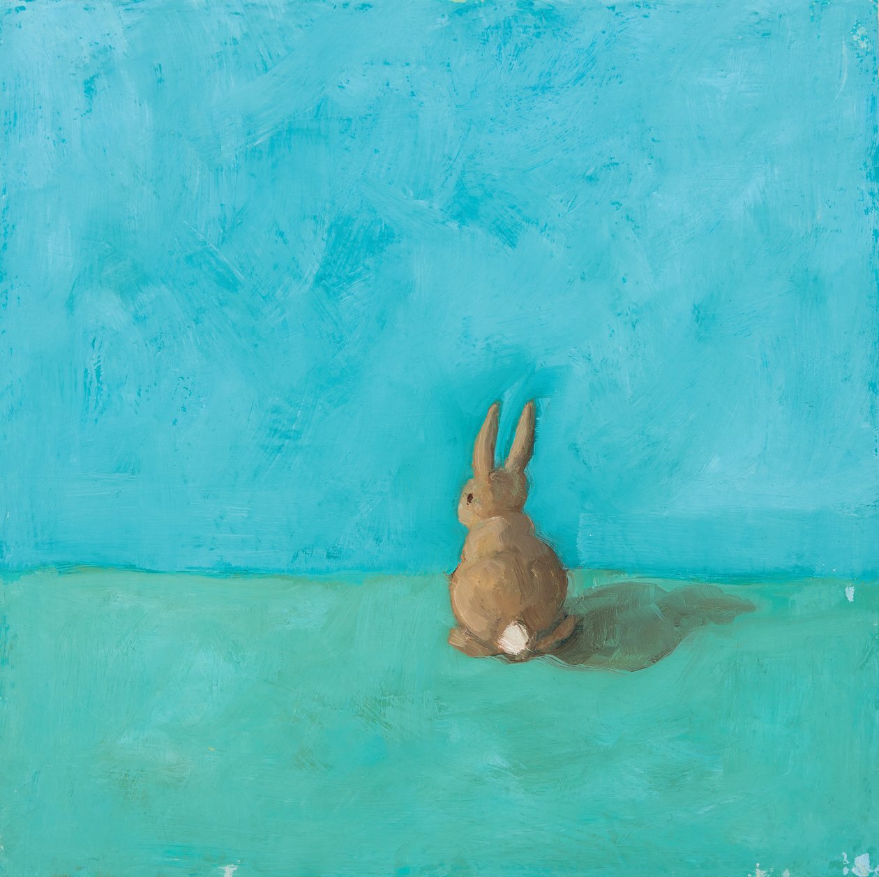 Pãozinho, 2018 (óleo sobre tábua) de Genevieve French