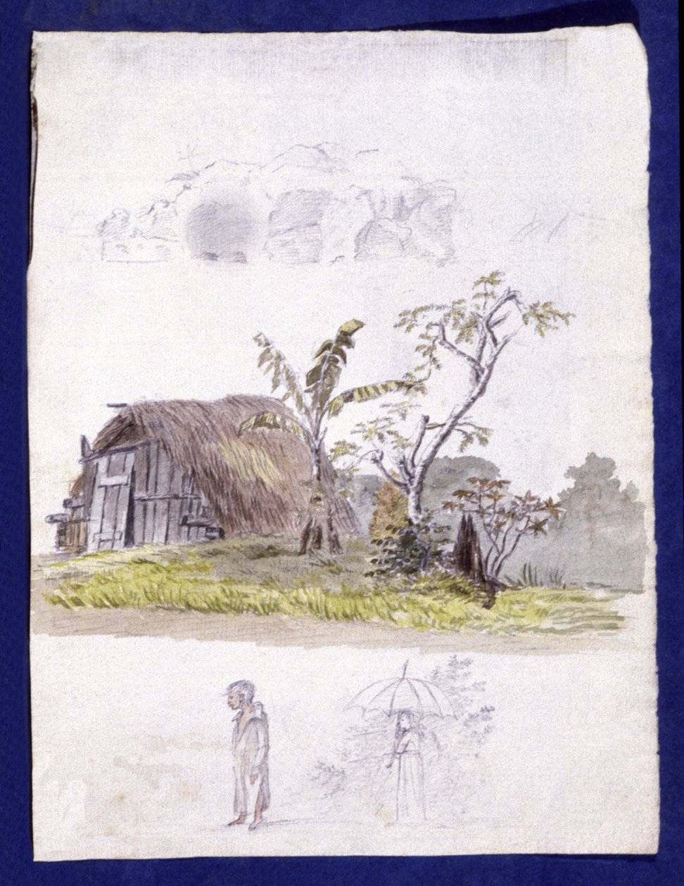 Casa indígena em La Reunion de Genevieve Sophie Marie Adele Patu de Rosemont